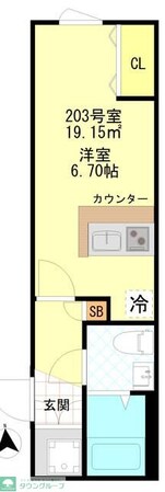 CFジオーレ小岩クレストの物件間取画像